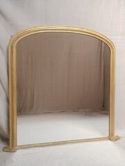 Large Antique Overmantle Mirror C1870