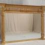 Very Large Antique Gilt Overmantle Mirror.  C1830