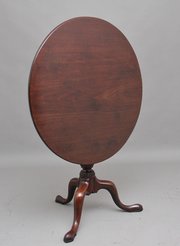 18th Century Mahogany Tripod Table