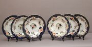 A Set Of Six 19th Century Masons Ironstone Soup Bowls
