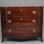 Early 19th Century mahogany bowfront chest