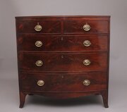Early 19th Century Mahogany Bowfront Chest