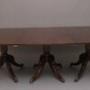 Early 19th Century mahogany three pedestal dining 