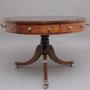 Early 19th Century rosewood drum table
