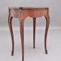 Early 20thc French Kingwood and marquetry side table