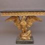 Early 20thc Antique Gilt And Marble Top Console Table
