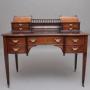 Early 20th Century rosewood and marquetry inlaid desk