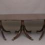 Early 20th Century three pedestal dining table