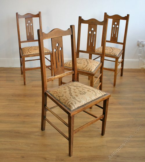 arts crafts dining chairs