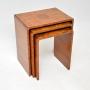 1930s Art Deco Burr Walnut Nest of Tables