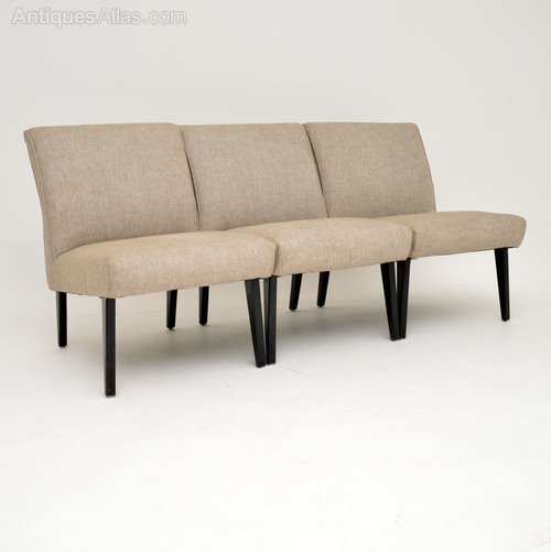 Antiques Atlas 1960's Set Of 3 Vintage Easy Chairs / Modular Sofa