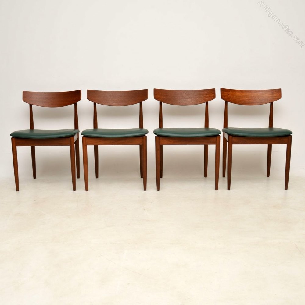 Antiques Atlas 1960 S Set Of Four Vintage Teak Dining Chairs By Kofod Larse