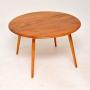 1960s Vintage Solid Elm Coffee Table by Ercol