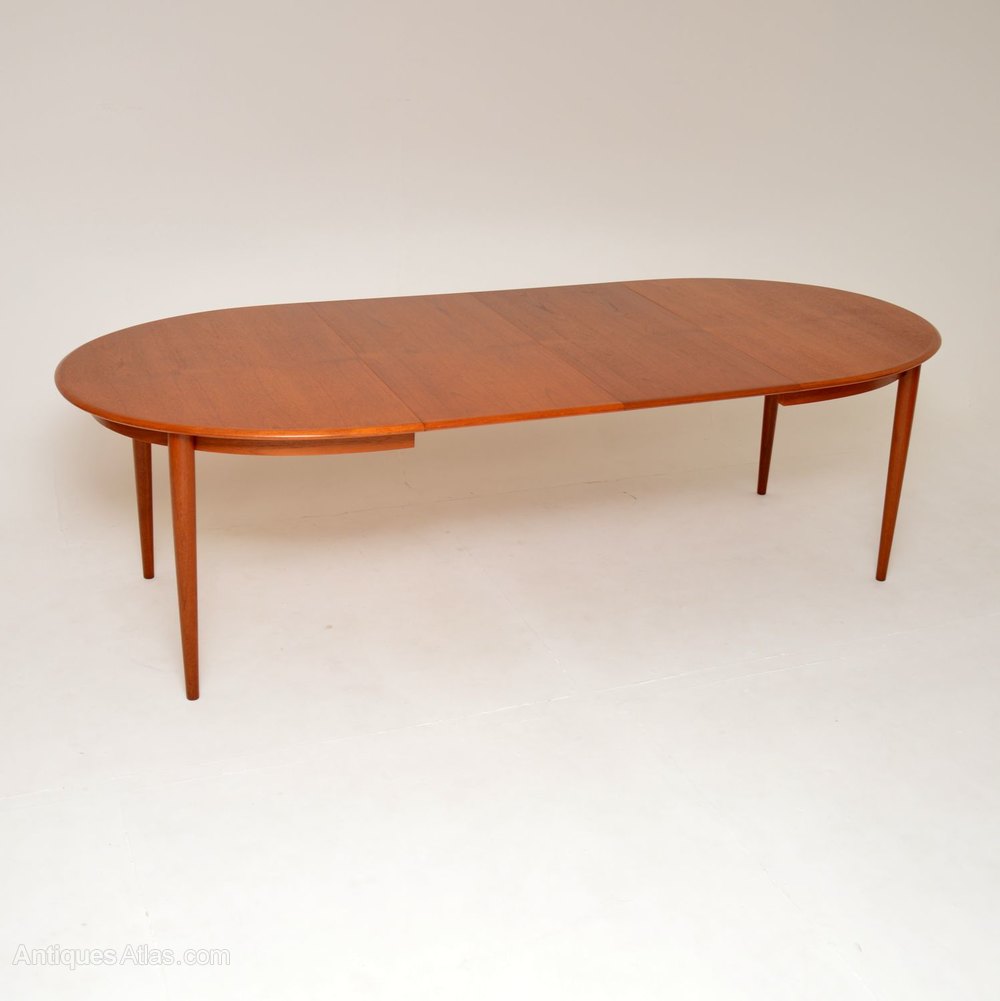 Antiques Atlas 1960's Vintage Teak Extending Dining Table