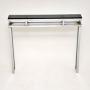 1970’s Chrome & Glass Vintage Console Table