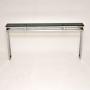 1970’s Vintage Chrome & Glass Console Table