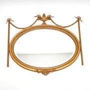 Antique Adam Style Giltwood Mirror