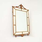 Antique Adam Style Giltwood Mirror