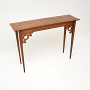 Antique Arts And Crafts Mahogany Console Table