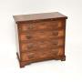 Antique Burr Walnut Bachelors Chest of Drawers