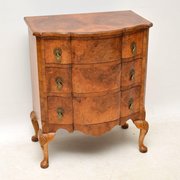 Antique Burr Walnut Chest Of Drawers