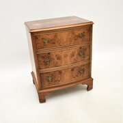 Antique Burr Walnut Chest Of Drawers