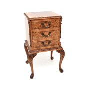 Antique Burr Walnut Chest Of Drawers