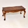 Antique Burr Walnut Coffee Table