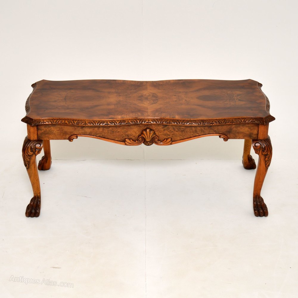 Antique Burr Walnut Coffee Table Antiques Atlas