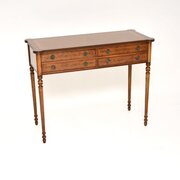 Burr Walnut Console / Side Table