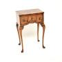 Antique Burr Walnut Console / Side Table