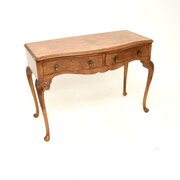 Antique Burr Walnut Console / Side Table