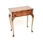Antique Burr Walnut Console / Side Table