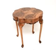 Antique Burr Walnut Occasional Side Table