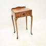 Antique Burr Walnut Side Table