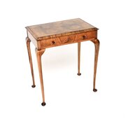 Antique Burr Walnut Side Table