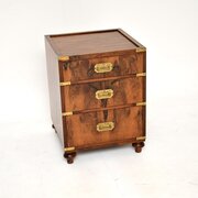 Antique Campaign Rosewood Chest Of Drawers