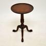 Antique Carved Mahogany Wine Table