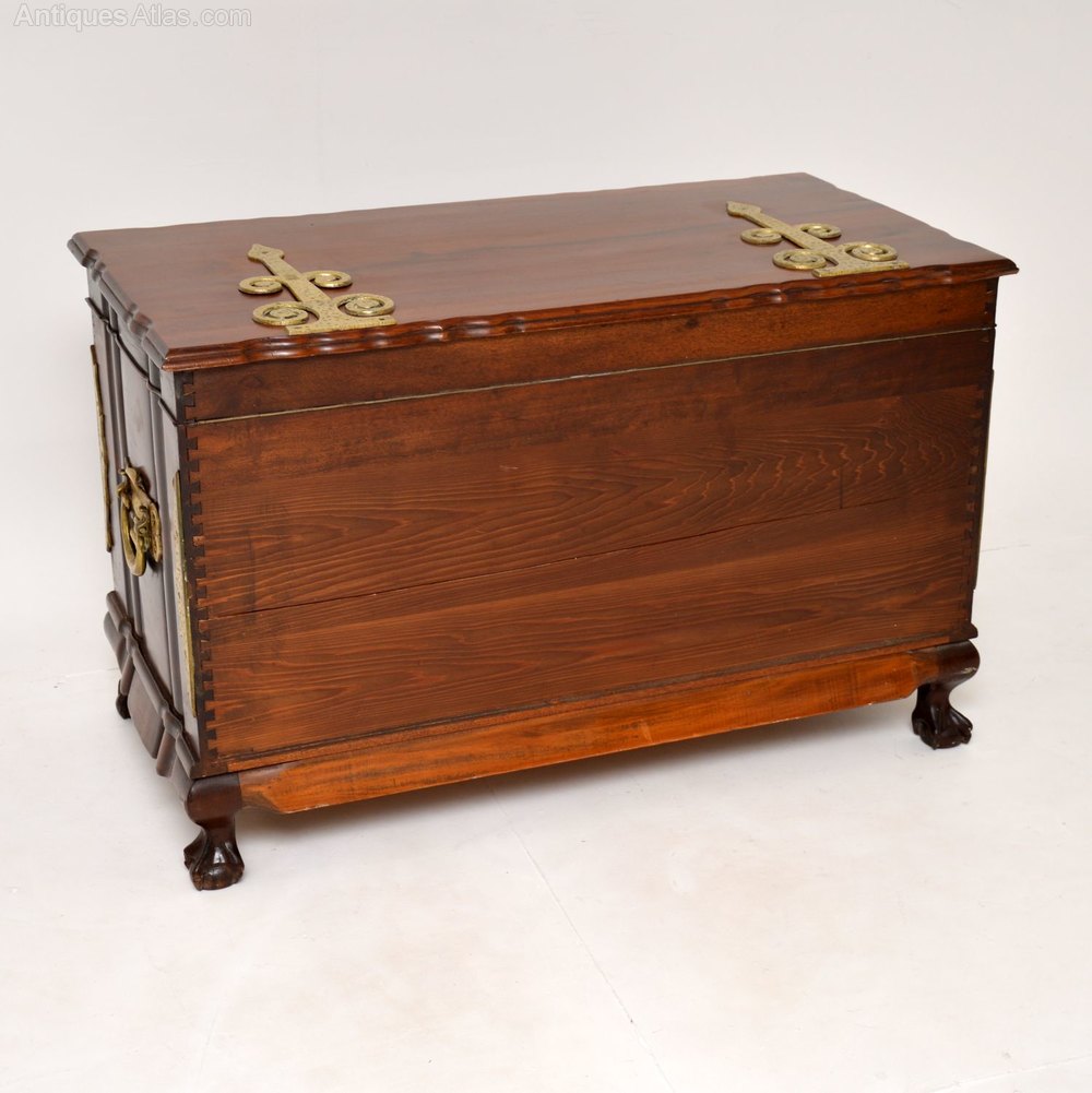 Antique Dutch Walnut Blanket Trunk Antiques Atlas