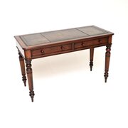 Antique Early Victorian Mahogany Writing Table