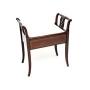 Antique Edwardian Inlaid Mahogany Piano Stool