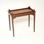 Antique Edwardian Inlaid Mahogany Side Table