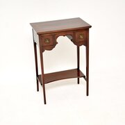 Antique Edwardian Inlaid Mahogany Side Table