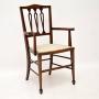 Antique Edwardian Mahogany Armchair