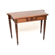 Antique Edwardian Mahogany Console Table