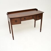 Antique Edwardian Mahogany Desk / Writing Table