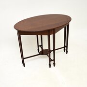 Antique Edwardian Mahogany Occasional Side Table