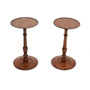 Antique Edwardian Mahogany Wine / Side Tables