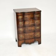 Antique Figured Walnut Chest Of Drawers
