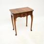 Antique Figured Walnut Console / Side Table